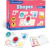 Play and Learn Puzzles - Shapes | 5 Different Puzzle Games | Learning & Educational Toy - EKT3727